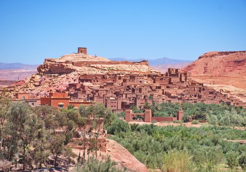 Tourist complex Ait ben Haddou in Morocco